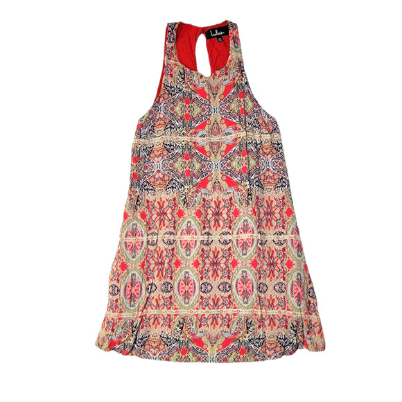 Lulus Design Major Swing Print Dress D87321 Sz Small - Picture 2 of 6